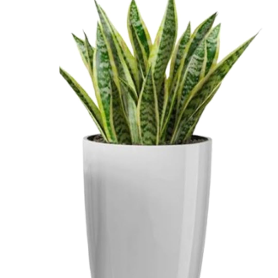 MEADOWCRAFT Decorative Tower Planter 14 Inch Garden Containers