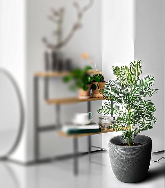 Elegant Marble-Effect Fiber Planter by CrystalGrow Rotational Molding