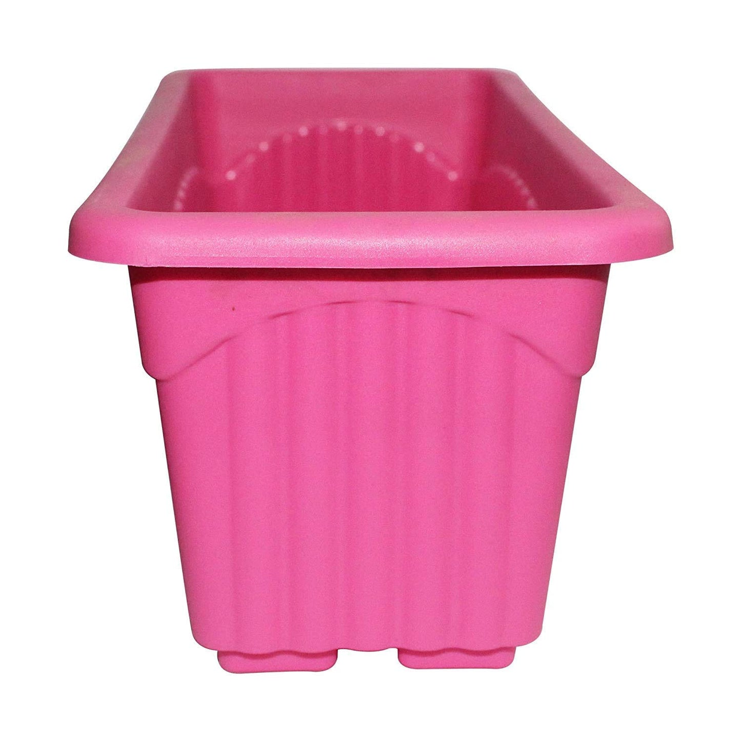 Oasis Gardens Vibrant Rainbow Rectangular Plastic Plant Containers