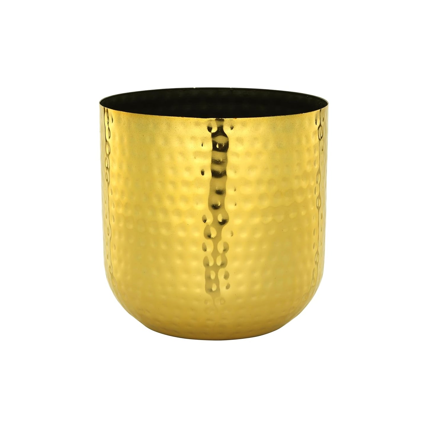 Rust & Shine Urban Loft Garden Pot - Golden Finish