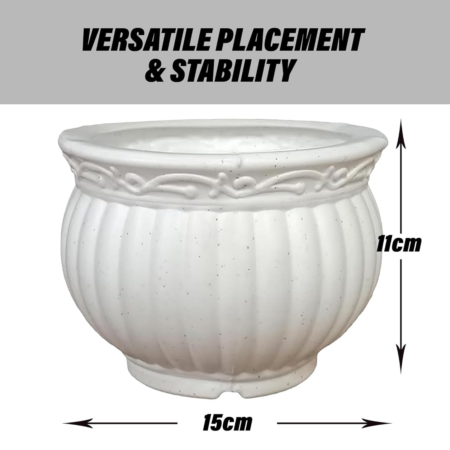 Harmony Haven Kanha Matki Flower Pot