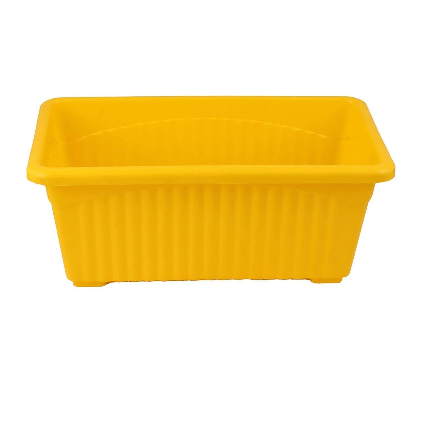 Oasis Gardens Vibrant Rainbow Rectangular Plastic Plant Containers
